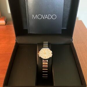 Movado two-toned watch. Never worn!